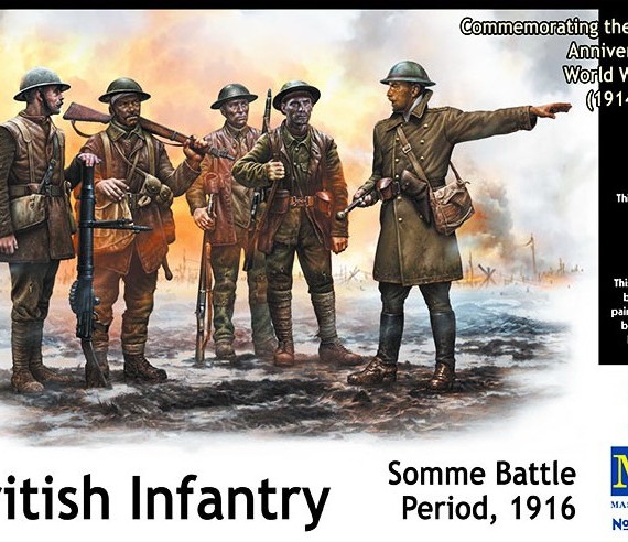 British Infantry - Somme Battle Period 1916