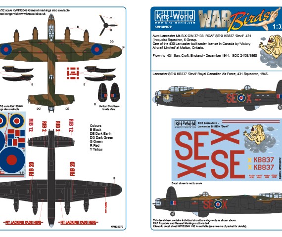 Avro Lancaster Mk. B.X - 431 Sqn, 6 Group