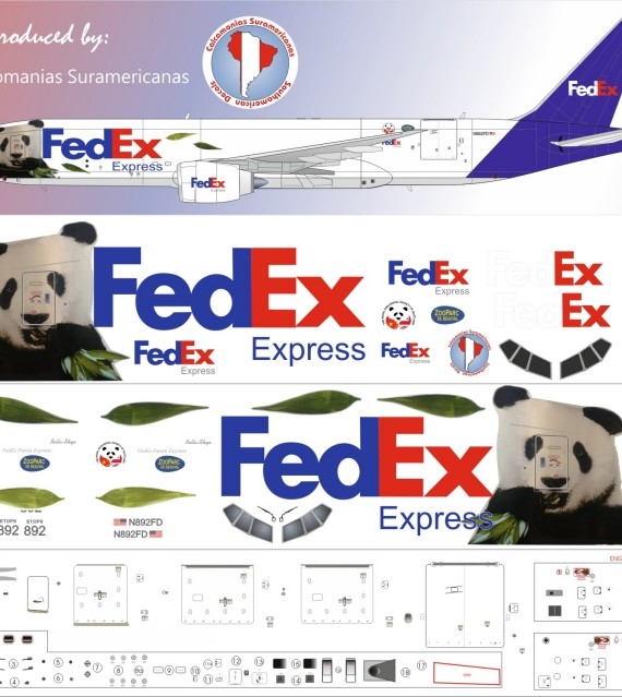 Boeing 777 - FedEx Express "Panda Express"