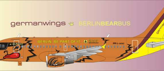 Airbus A319 - Germanwings - Bearbus Special Scheme