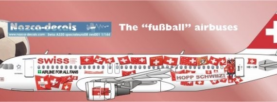 Airbus A320 - Swiss Air "FuBball" Scheme