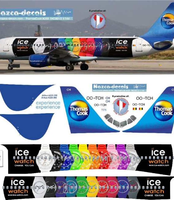 Airbus A320 - Thomas Cook - Ice Watch Scheme