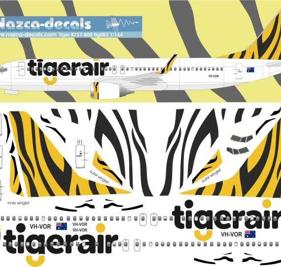 Boeing 737-800 - Tiger Airways