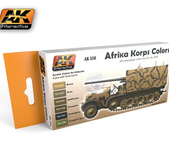 Afrika Korps Colors - All Camouflage Colors used by the DAK