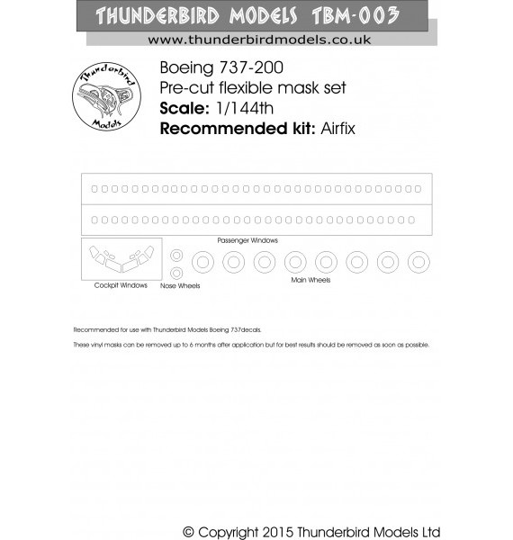 Boeing 737-200 - Mask Set