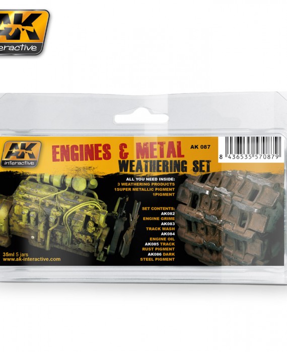 Engines & Metal Weathering Set