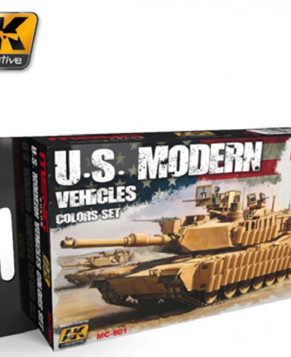 U.S. Modern Vehicles Colors Set