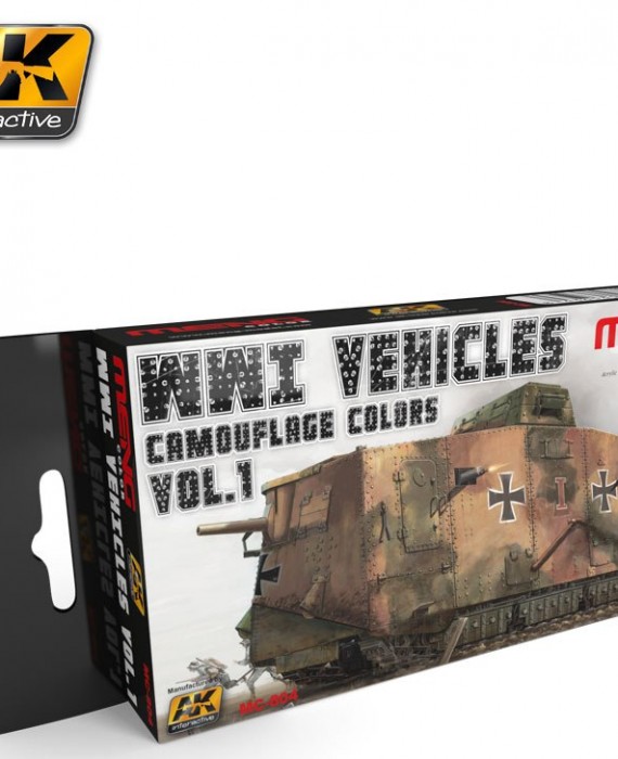 WWI Vehicles Camouflage Colors Vol.1