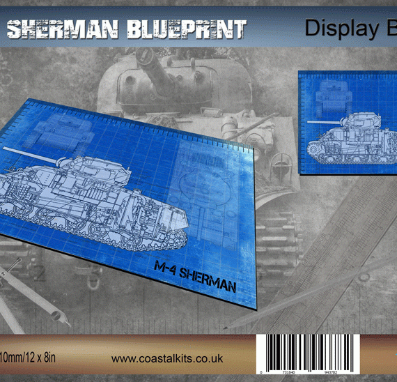 Sherman Blue Print - Display Base