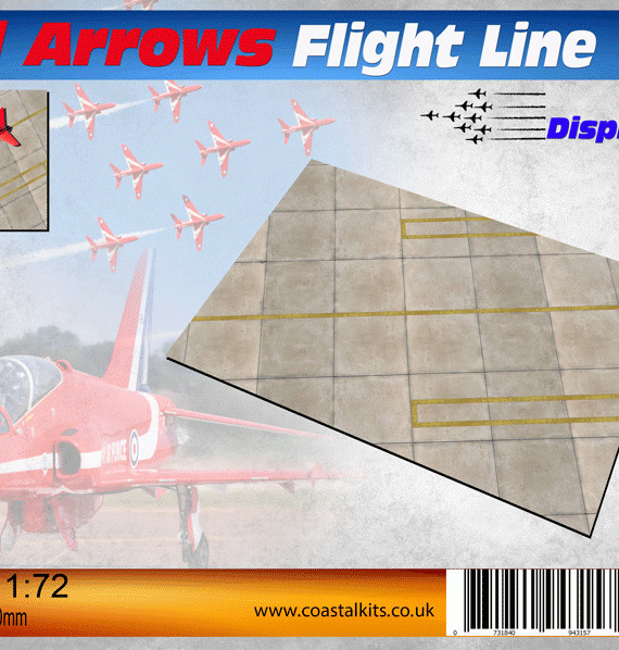 Red Arrows Flight Line - Display Base