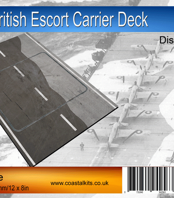 WW2 British Escort Carrier Deck - Display Base