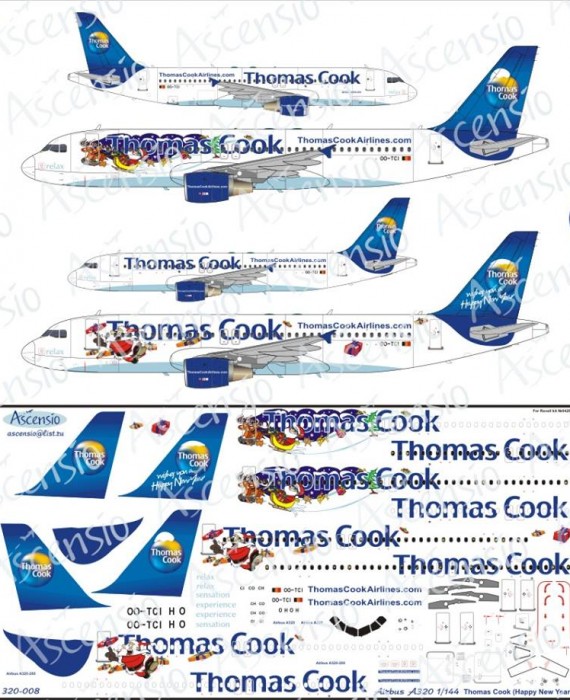 Airbus A320 - Thomas Cook "Happy New Year"