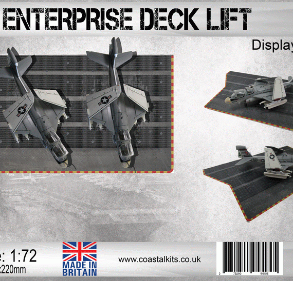 USS Enterprise (CVN-65) - Deck Lift Display Base