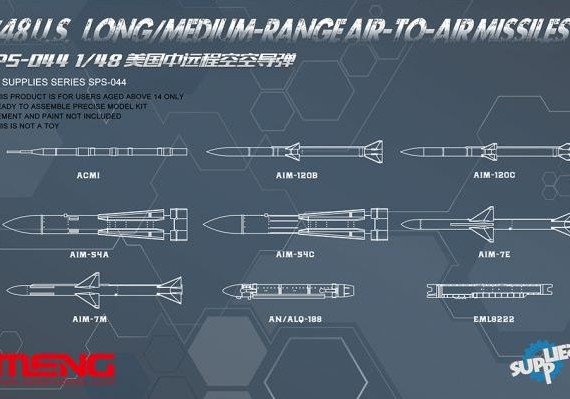 U.S. Long / Medium Range Air-To-Air Missiles