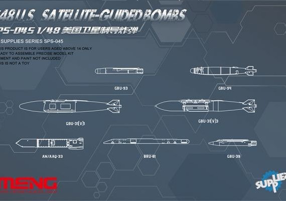 U.S Satellite Guided Bombs