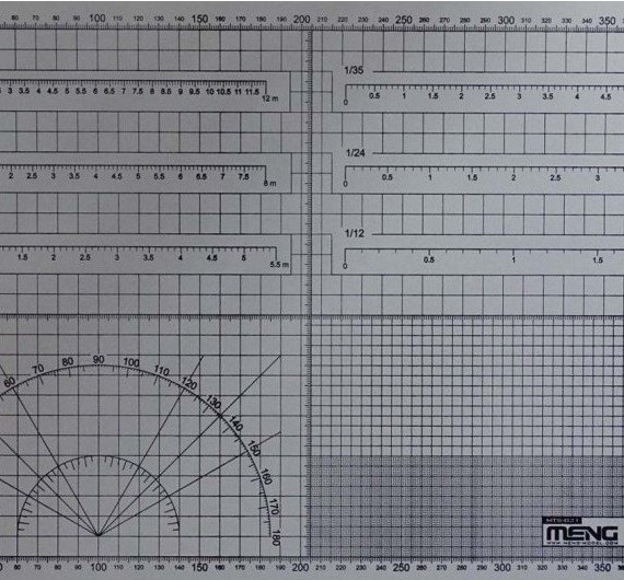 A3 Hobby Cutting Mat - Grey / Black - Reversable