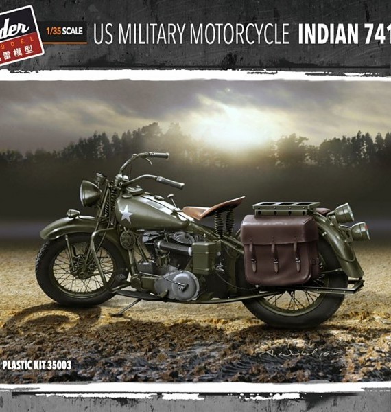 U.S. Military Motorcycle - Indian 741B