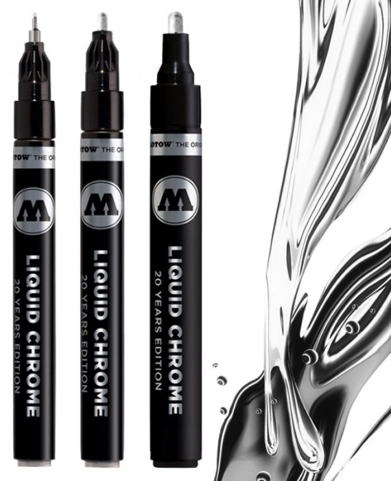 4mm Molotow Liquid Chrome Market Mirror Finish