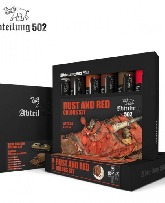 Rust and Red Colors Set - Abteilung 502 Oils