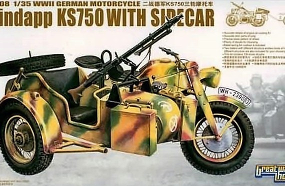 Zundapp KS750 with Sidecar - WWII German Motorcycle