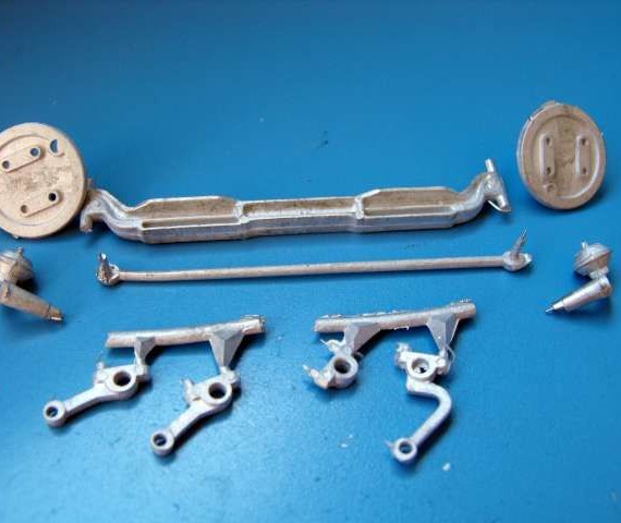 Cast metal steer axle, 10pieces