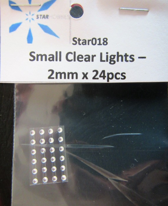 Small Clear Lights - 2mm x 24pcs