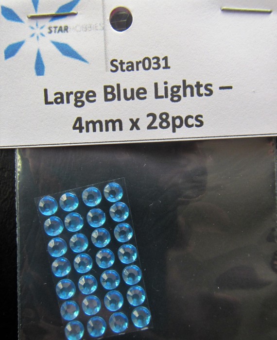 Large Blue Lights - 4mm x 28pcs Large Blue Lights - 4mm x 28pcs