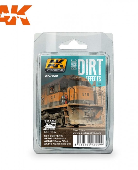 Basic Dirt Effects Weathering Set - Trains