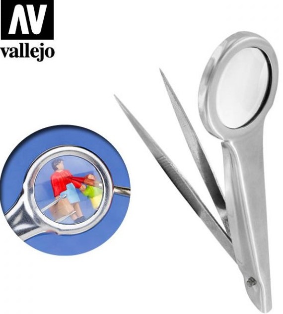 Tweezers with Magnifier