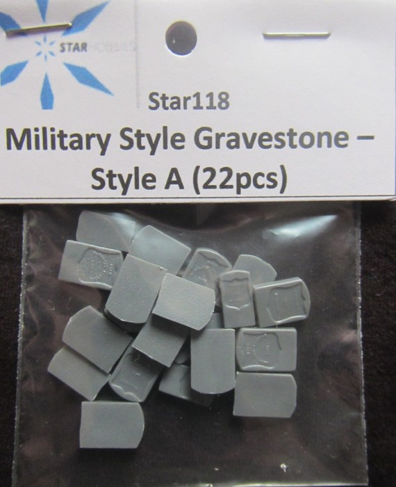Military Style Gravestones - Style A (22pcs) Military Style Gravestones - Style A (22pcs)