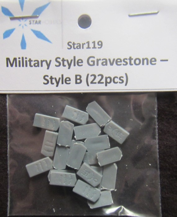 Military Style Gravestones - Style B (22pcs) Military Style Gravestones - Style B (22pcs)