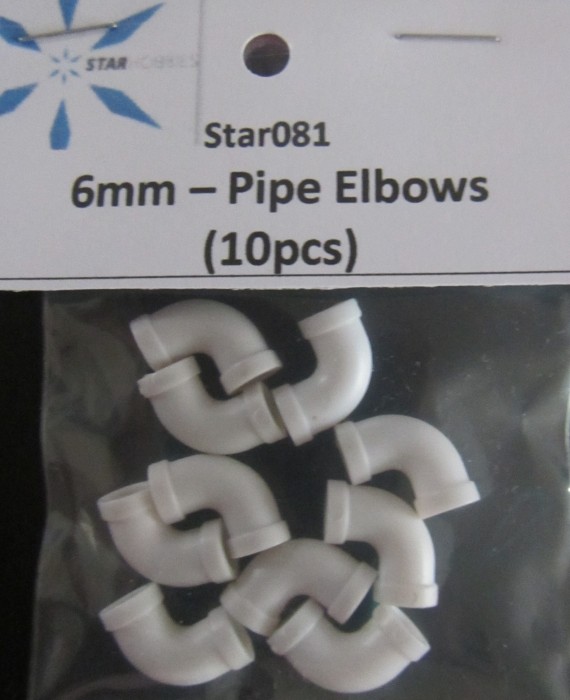 6mm Pipe Elbows (10pcs)