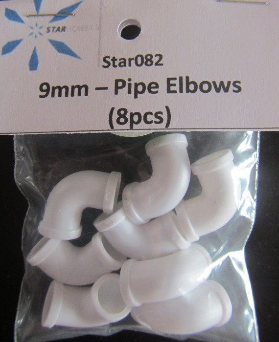 9mm Pipe Elbows (8pcs)