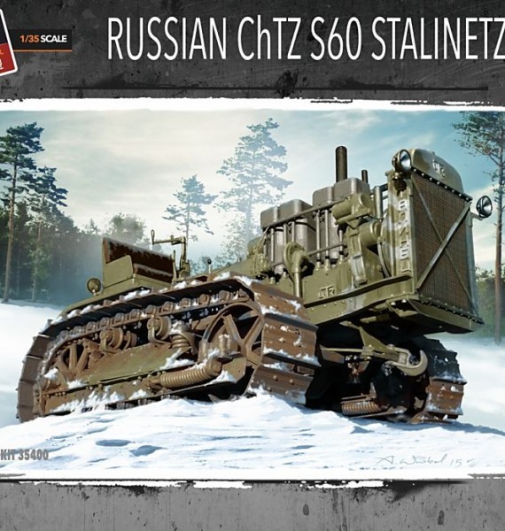 Russian ChTZ S60 Stalinetz - Tractor