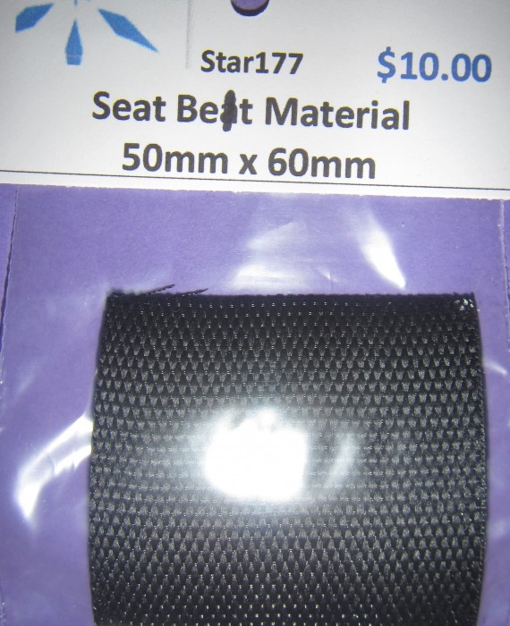 Seat Belt Material - 50mm x 60mm