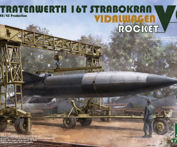 Stratenwerth 16T Strabokran Vidalwagen V2 Rocket