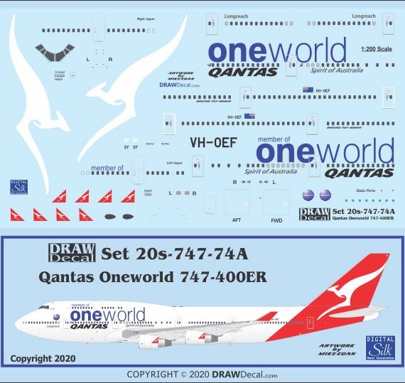 Boeing 747-400ER - QANTAS Oneworld