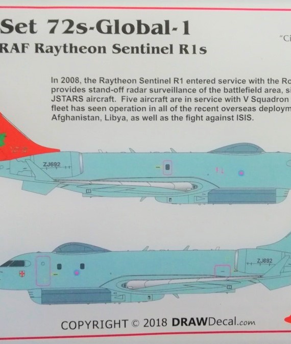 RAF Raytheon Sentinel R1s