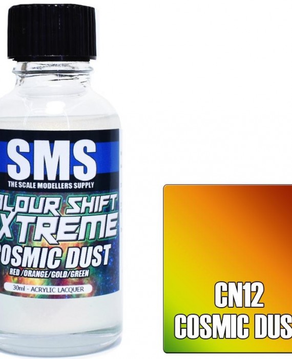 Cosmic Dust - Red / Orange / Gold / Green - Colour Shift Extreme