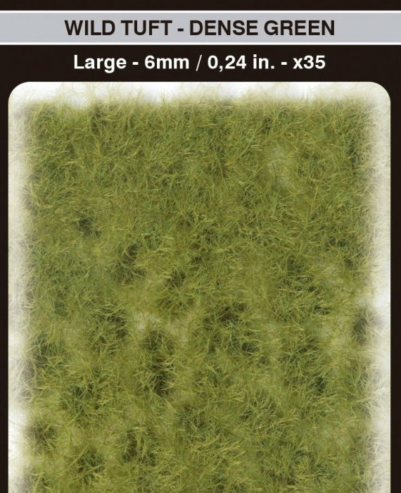 Wild Tuft - Dense Green - Large 6mm / 0.24in x 35pcs