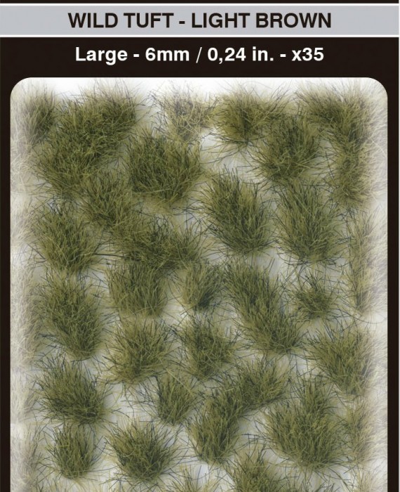 Wild Tuft – Light Brown – Large 6mm / 0.24in x 35pcs