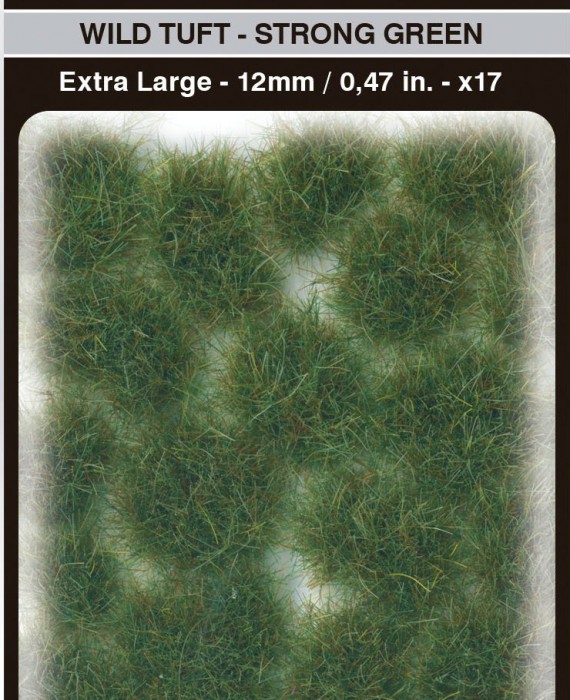 Wild Tuft – Strong Green – Large 12mm / 0.47in x 35pcs