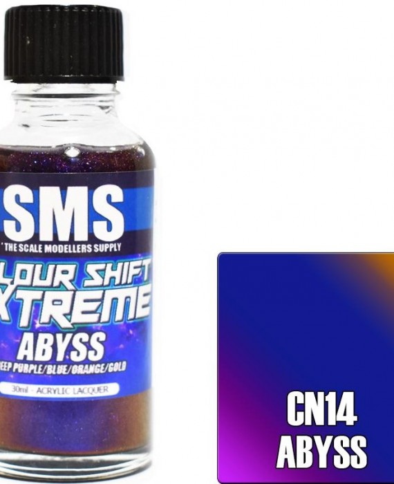 Colour Shift Extreme Abyss - (Deep Purple/Blue/Orange/Gold - 30ml