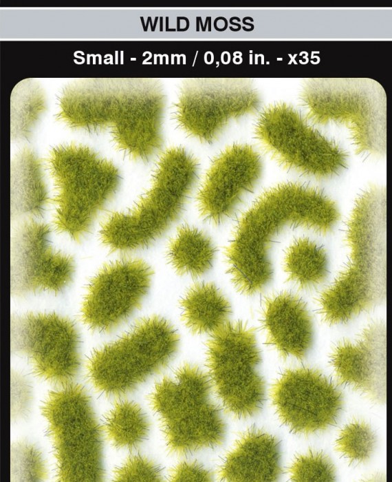 Wild Moss - Small 2mm / 0.08in x 35pcs