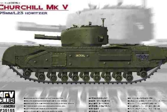 Churchill Mk.V 95mm L23 Howitzer - British Medium Tank