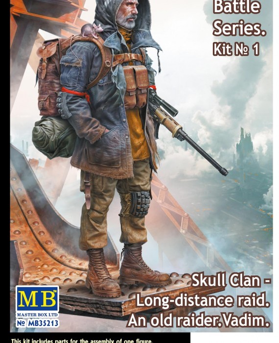 Desert Battle Series.  Kit No 1.  Skull Clan - Long-distance raid.  An old raider.  Vadim.