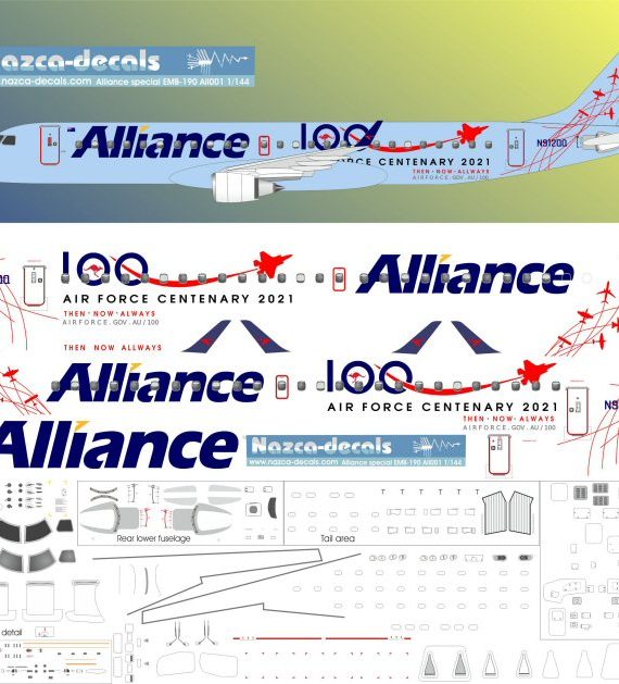 Embraer EMB-190 - Alliance Airlines - RAAF 100 Years Centenary Scheme