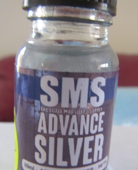 Advance Metallic Acrylic Lacquer SILVER 10ml