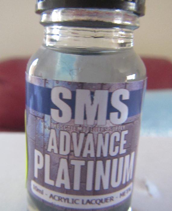 Advance Metallic Acrylic Lacquer PLATINUM 10ml