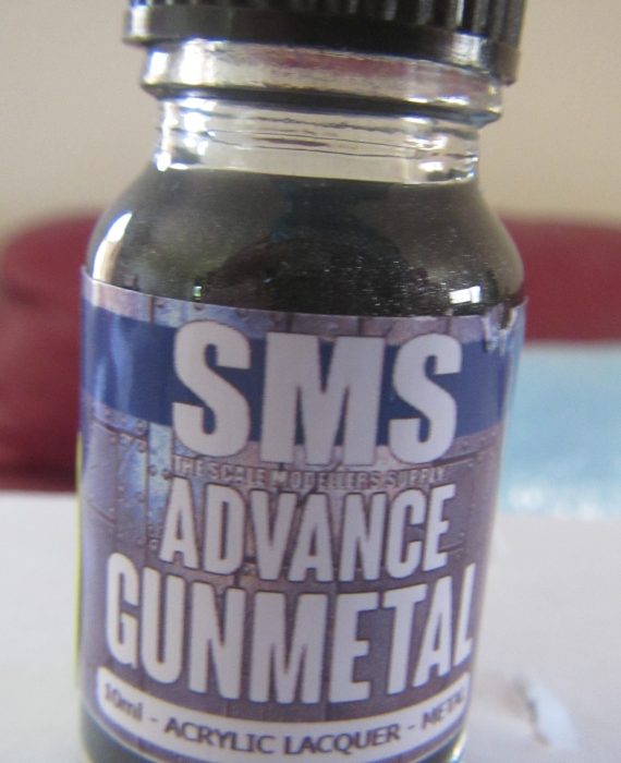 Advance Metallic Acrylic Lacquer GUNMETAL 10ml